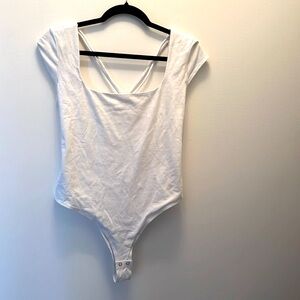Garage Bodysuit Strappy Scoop Neck